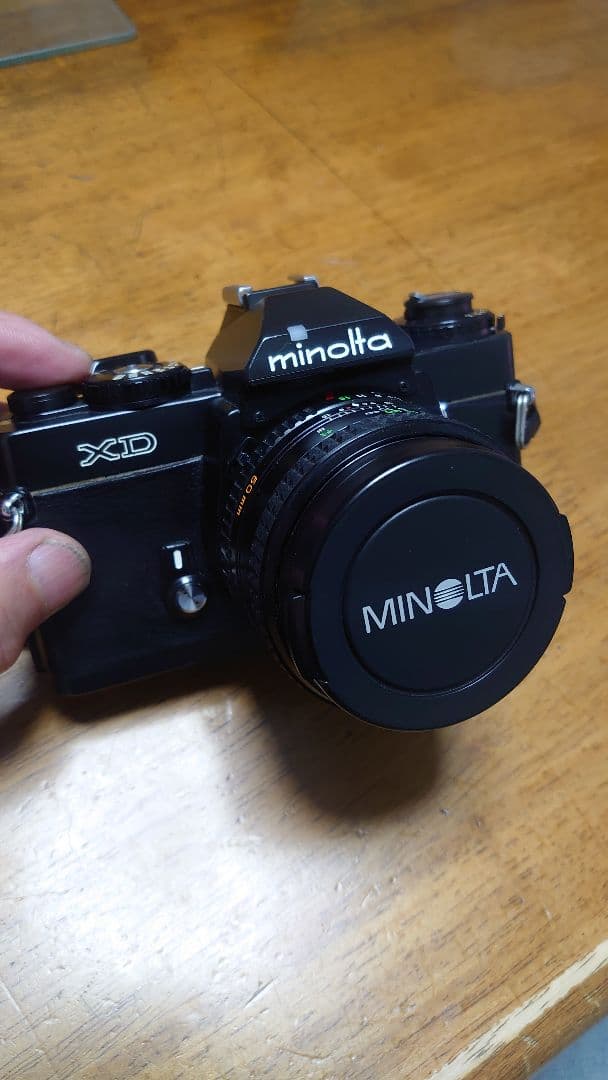 ミノルタ XD Black body MD Rokkor 50mm F1.4