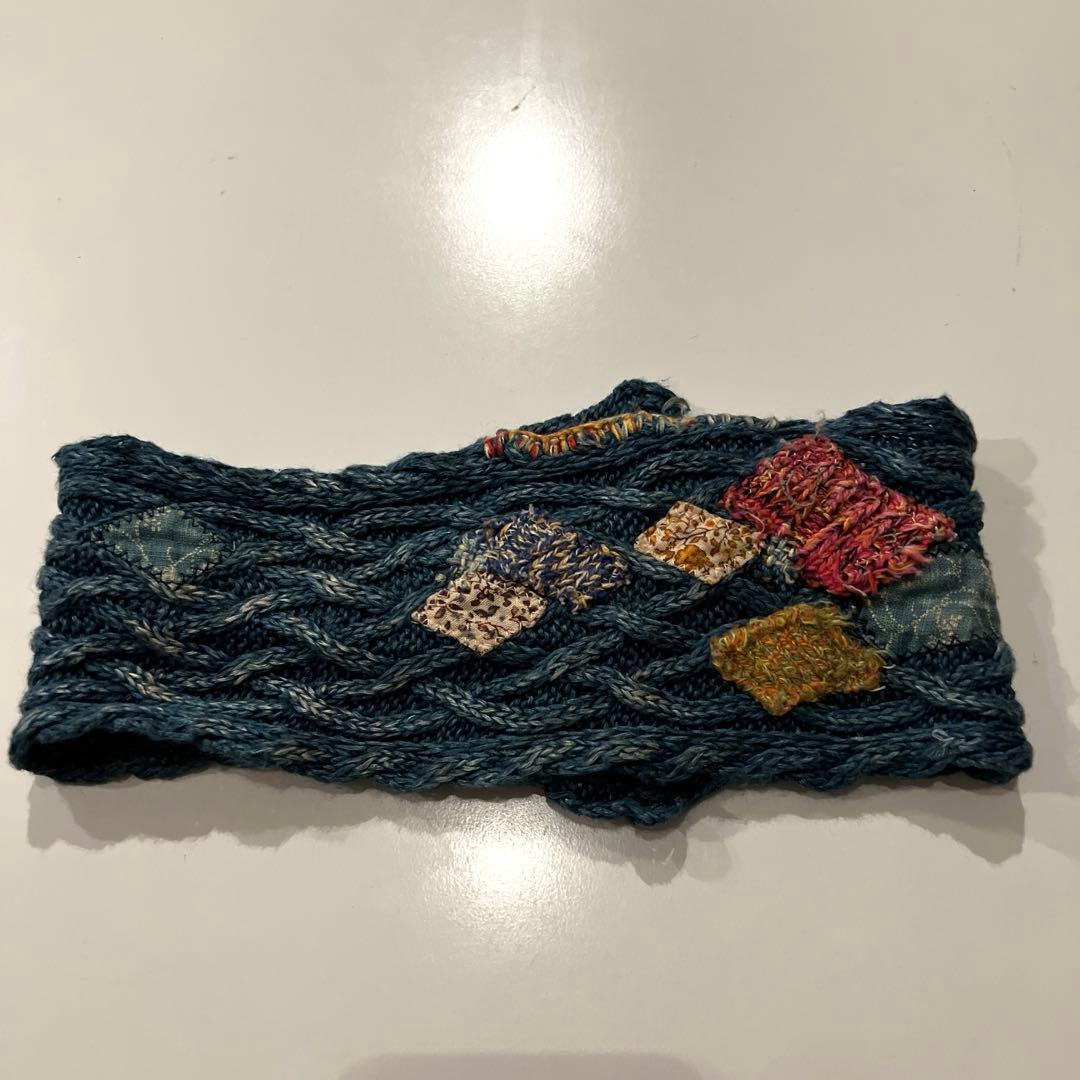 お値引き中‼️kapital ターバン インディゴ ニット kountry