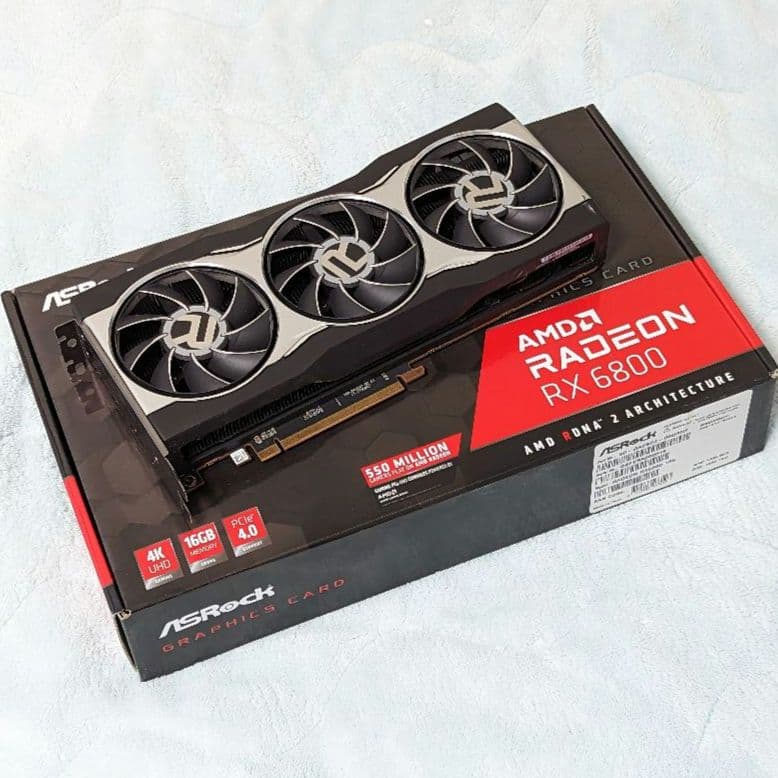 ASRock Radeon RX6800 16G リファレンス