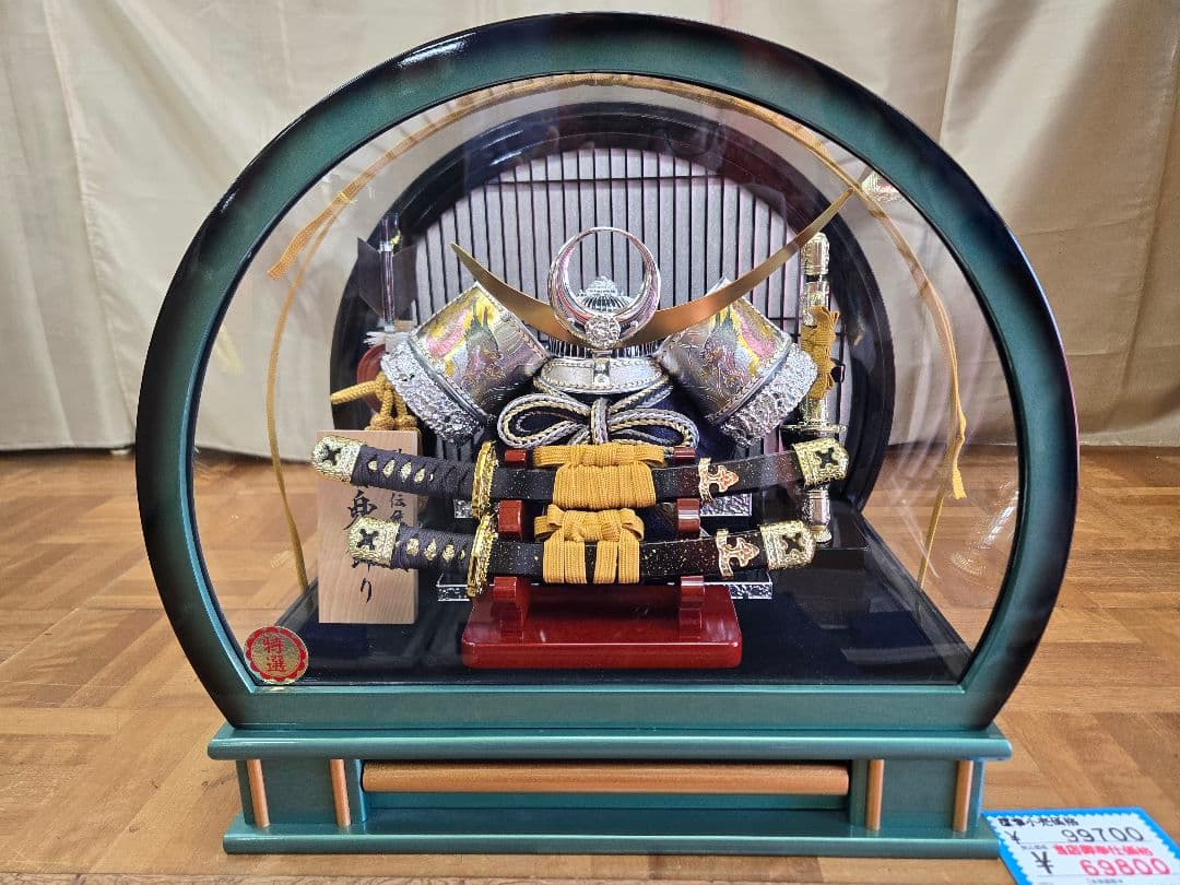 【展示品】五月人形　兜　上杉謙信　閉店セール