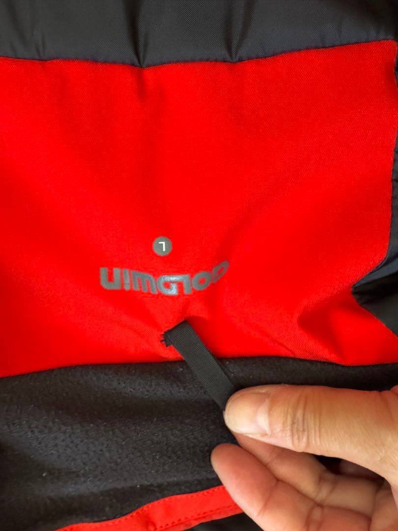 GOLDBWIN スキーウェアセット 赤/青