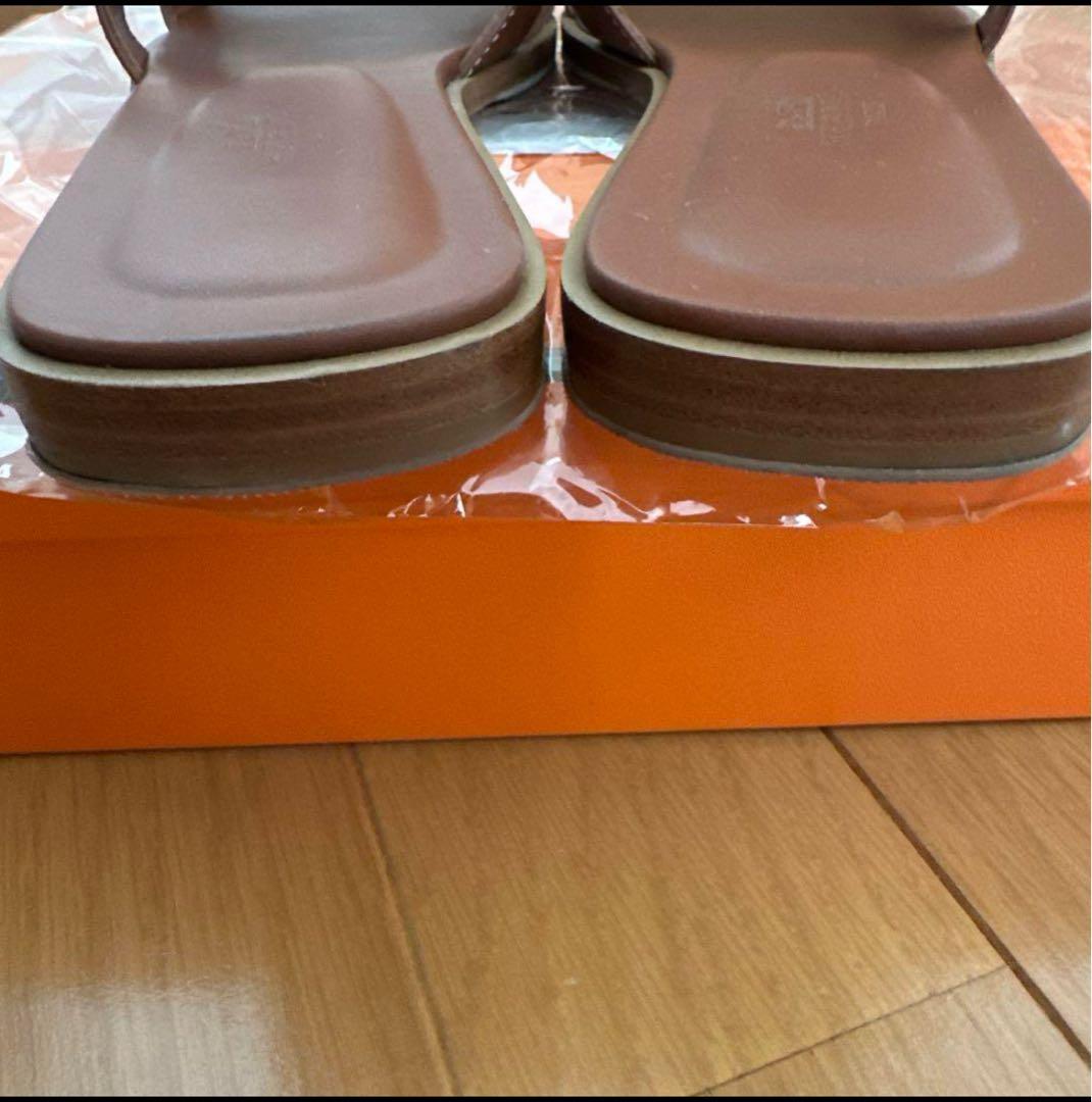 美品　HERMES オラン　37.5(24〜24.5)