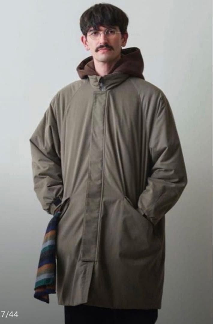 ＜Steven Alan＞ パデット スタンド コート　オリーブ　XL