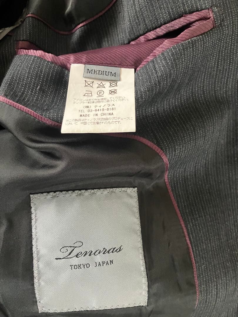 TENORAS スリーピーススーツ Mサイズ グレー系 5セット