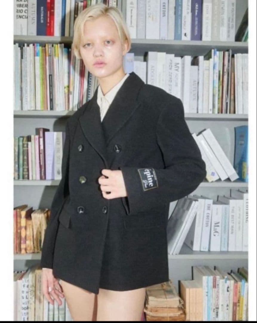 ジャケット・アウター epine label basic jacket Black