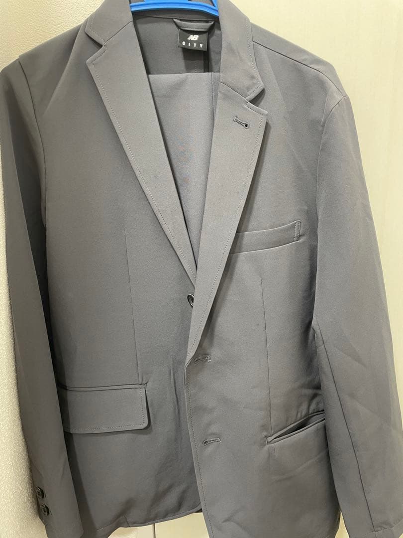 ニューバランス　THE CITY ジャケット&パンツ　サイズS グレー