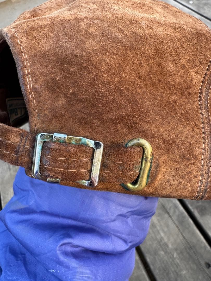 【80s L.L.Bean】 suede スエード スウェード　cap キャップ