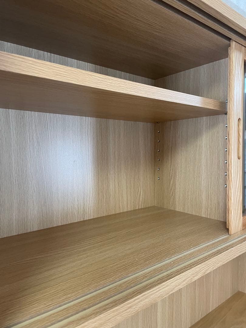 MUJI 無印良品　食器棚　カップボード オーク材　120cm