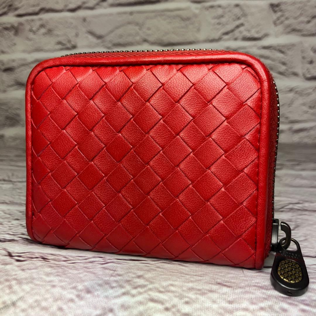 ボッテガヴェネタ イントレチャート ラウンドジップ ケース カードケース