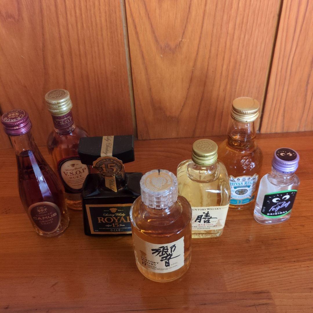 ウイスキー ミニボトル7本セット　響