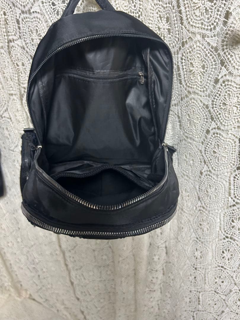 50830A ミナペルホネンハーフハンドメイドリュック　 ミニポーチ付き