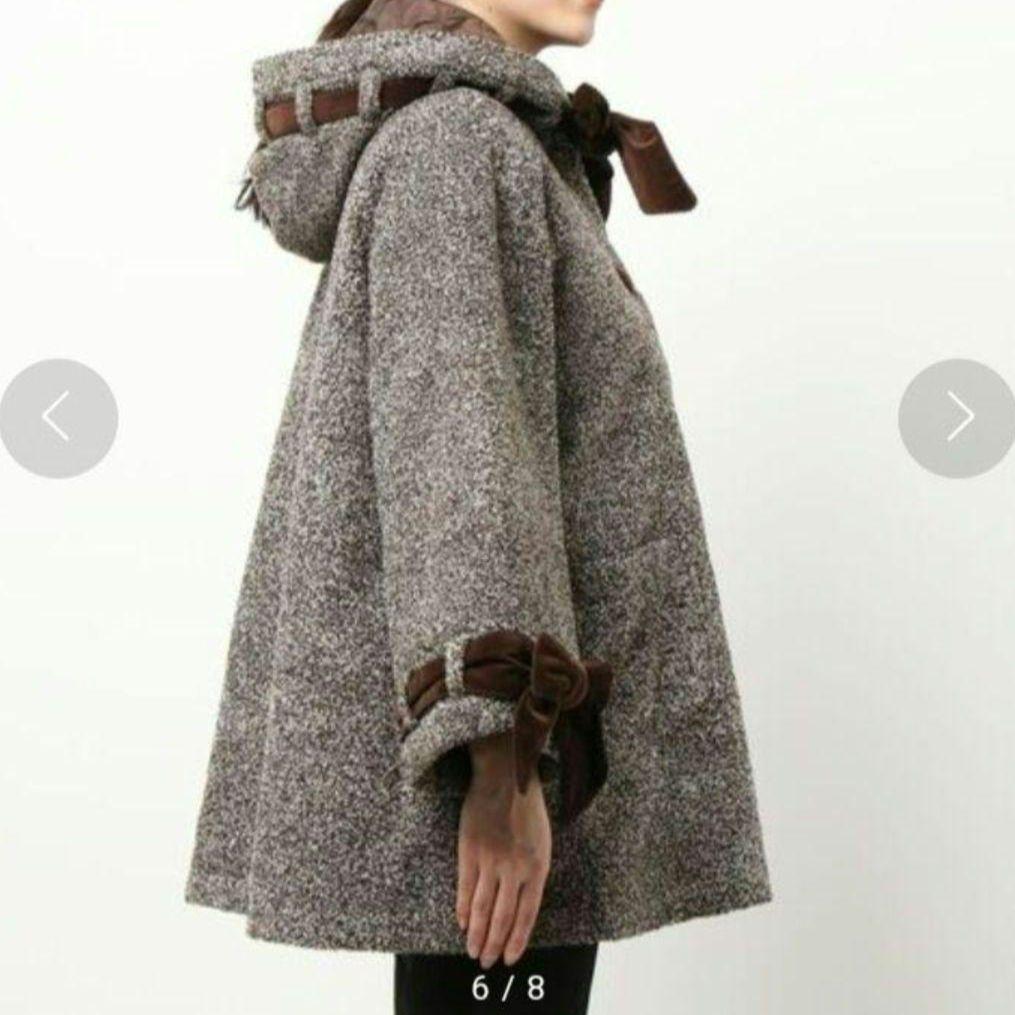 ピンクハウス プードルボアコート ブラウン