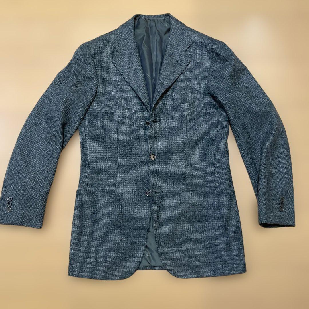 Kiton Napoli テーラードジャケット グリーン