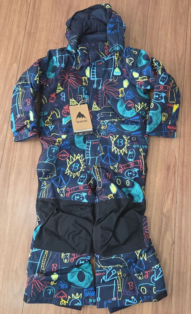 新品 バートン BURTON キッズ 100サイズ スノーウェア 4T つなぎ