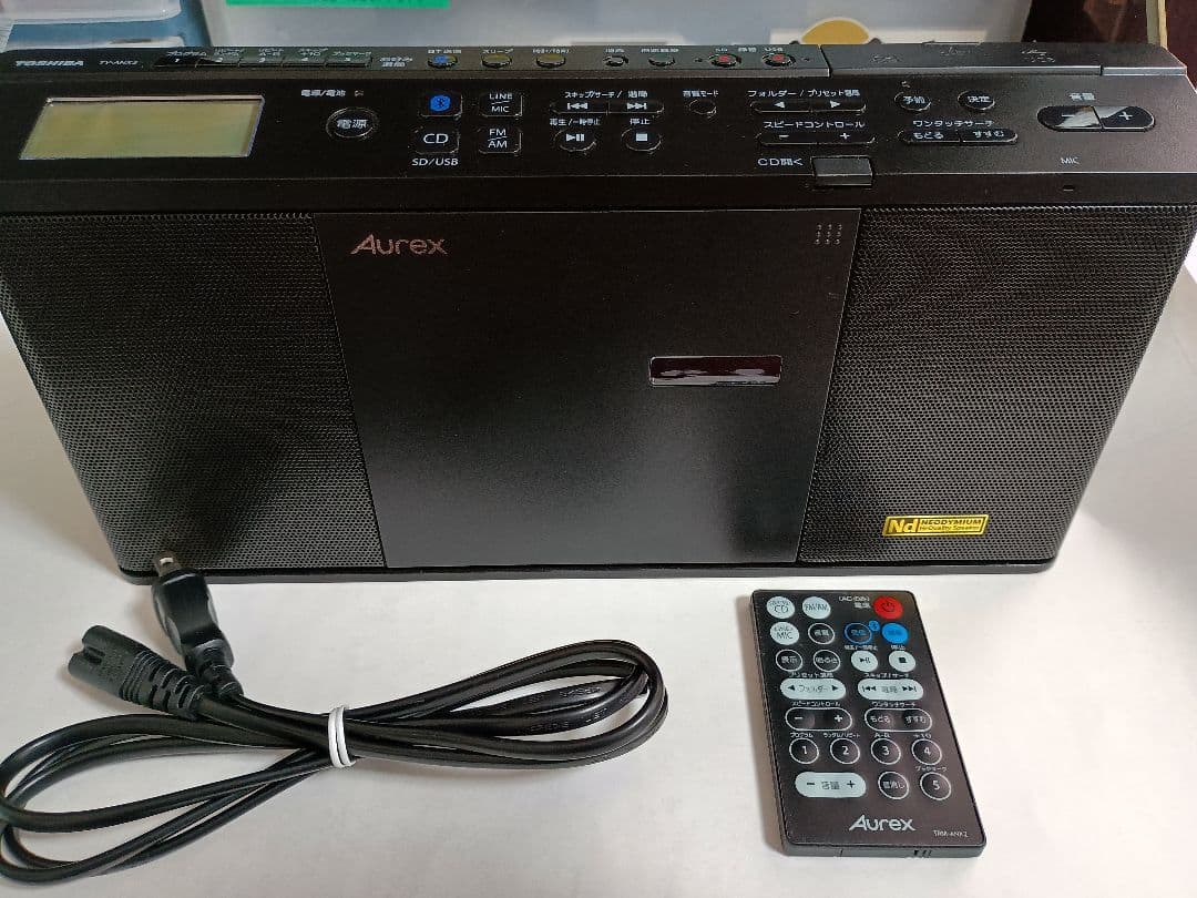 TOSHIBA TY-ANX2(K) CDラジオ コンパクトスリム
