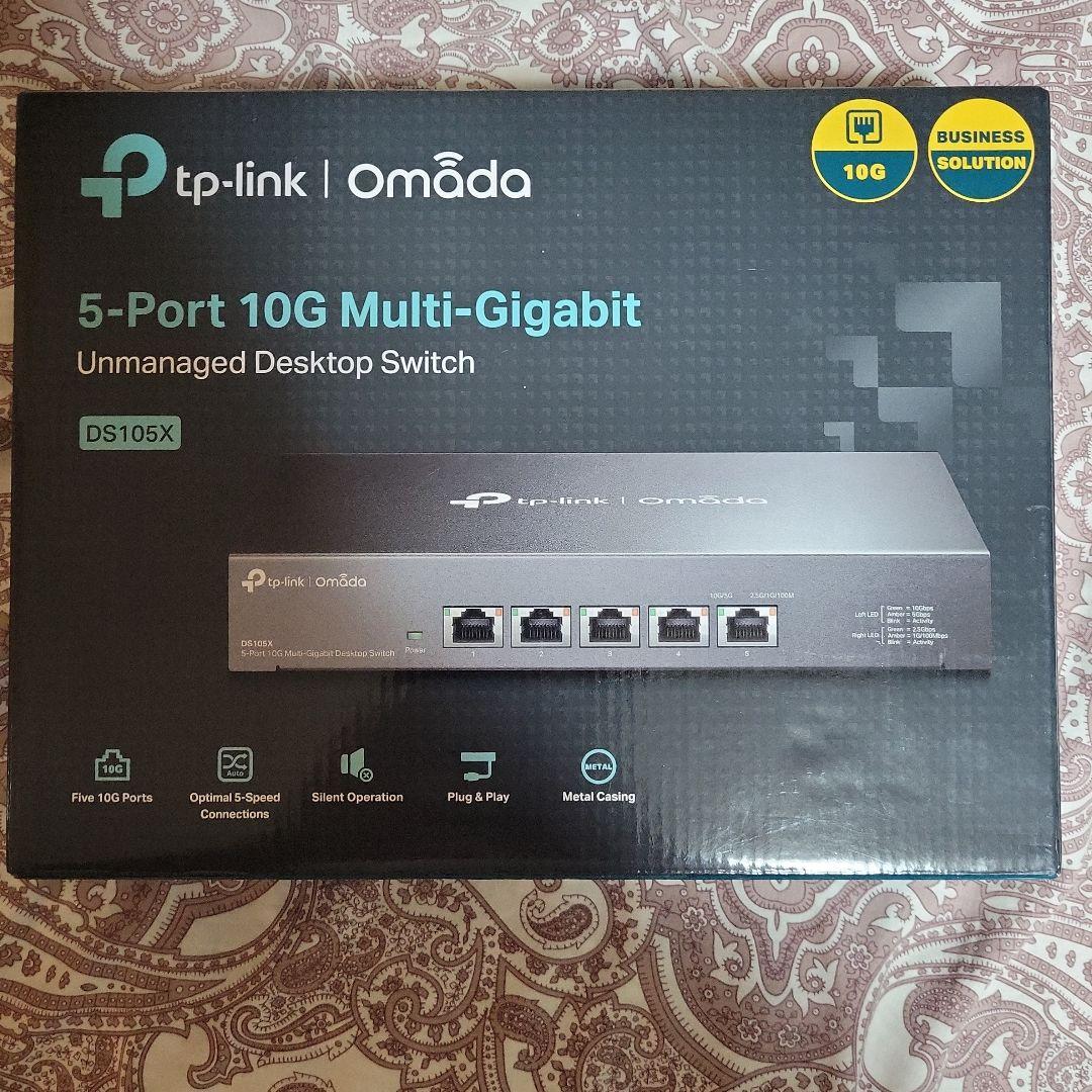 TP-Link 5ポート 全ポート10G対応 スイッチングハブ DS105X