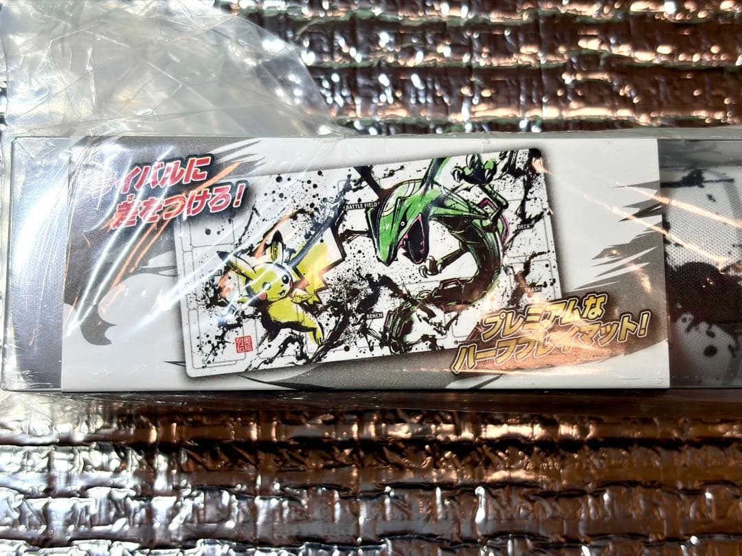 s*☆様 ポケモンカードゲーム ラバープレイマット 墨絵列伝　ピカチュウ&レック