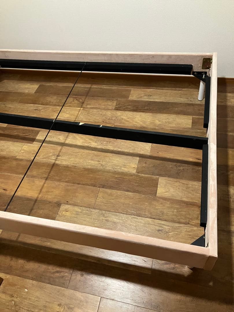 【Franc franc】ダブルベッドフレーム ピンク