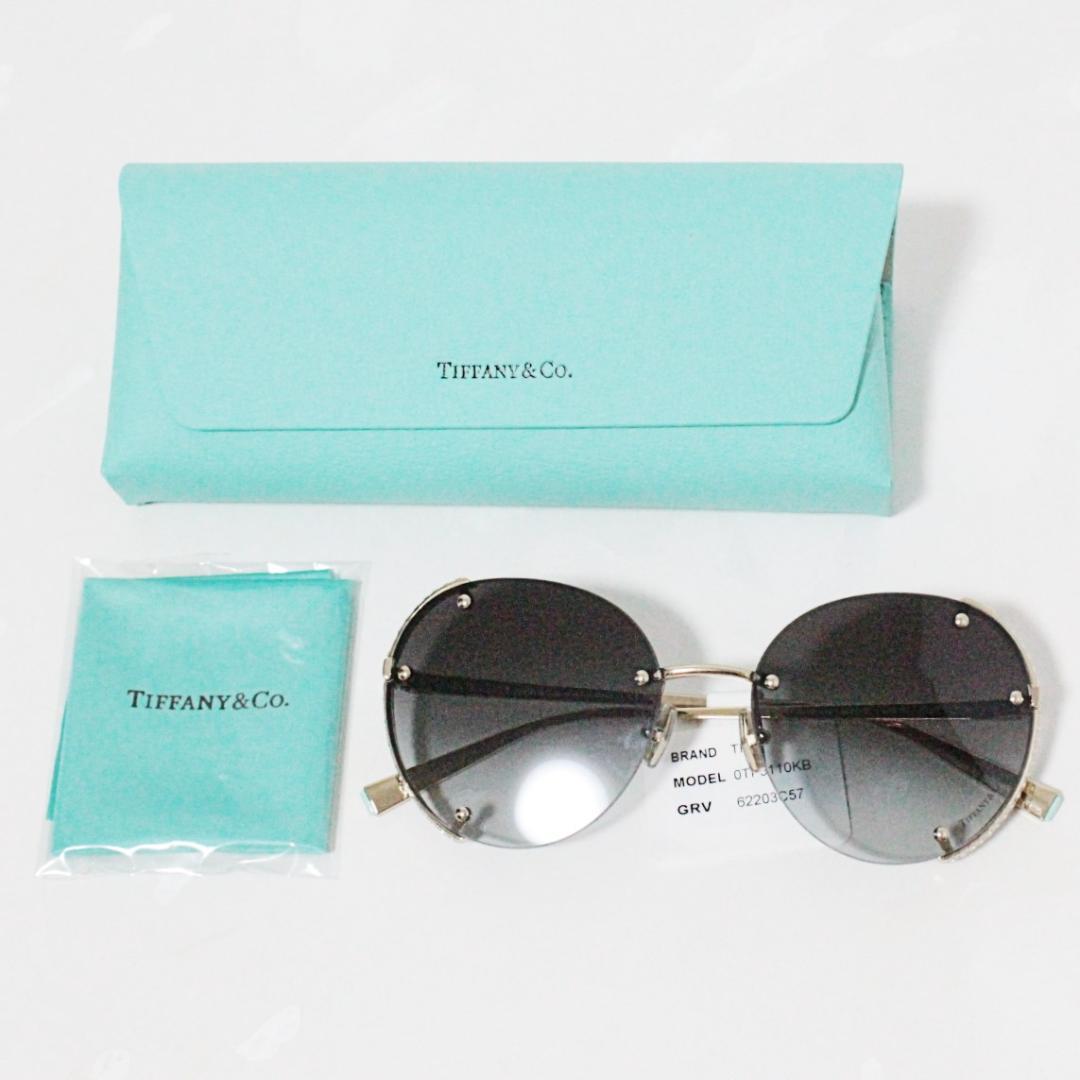 新品 ティファニー 203170円 クリスタル装飾 セミリムレス サングラス