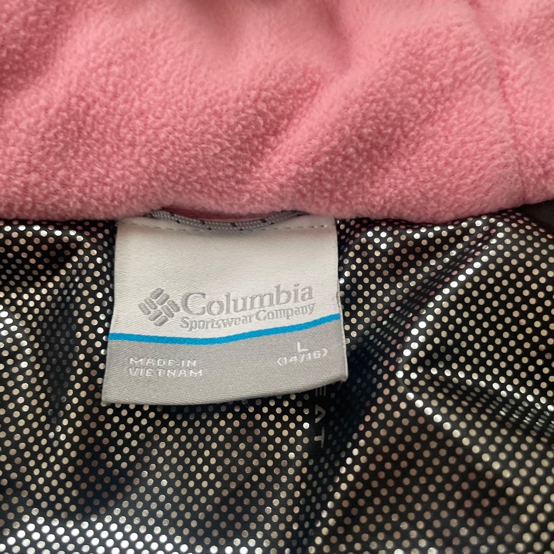 Columbia スキーウェア 140サイズ子供用 黒とピンク
