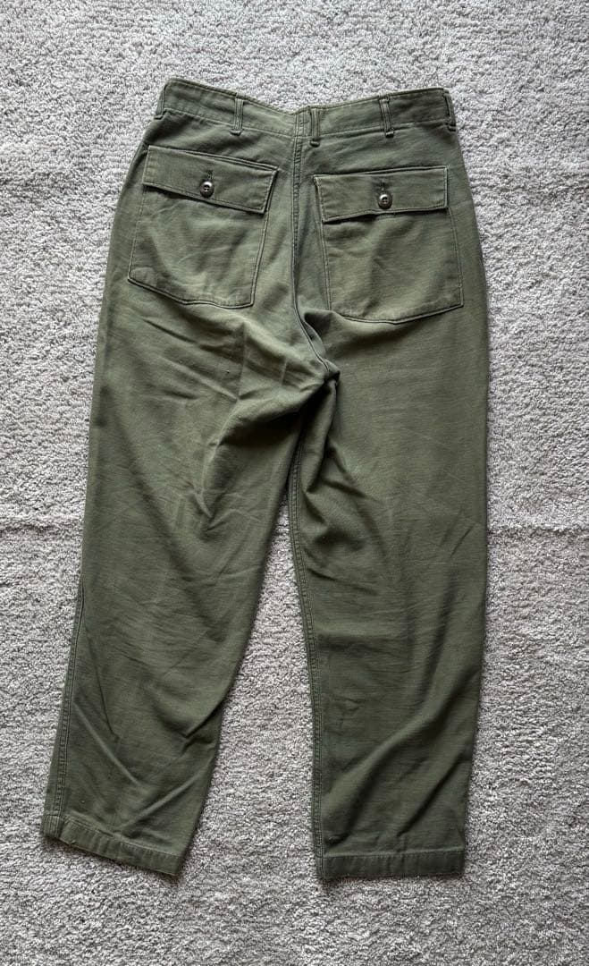 ヴィンテージ US ARMY 70s 米軍 OG-107 ベイカーパンツ 実物