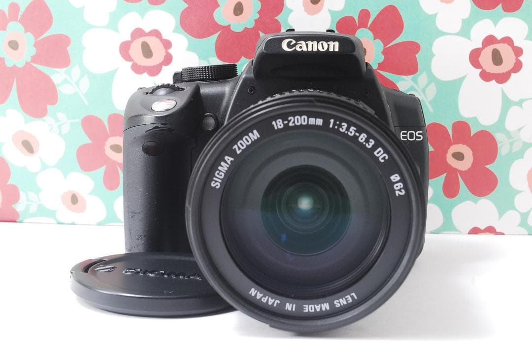 ❤近くも遠くも撮影❤Canon kiss Nレンズキット❤スマホに転送❤