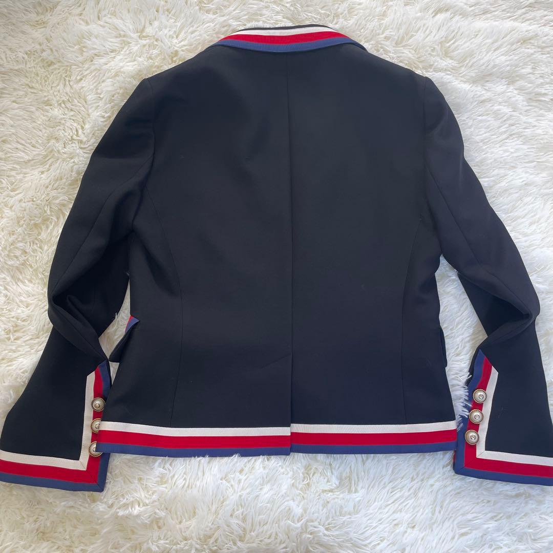 超美品　レア　GUCCI トリコロール　ショート　ジャケット　40