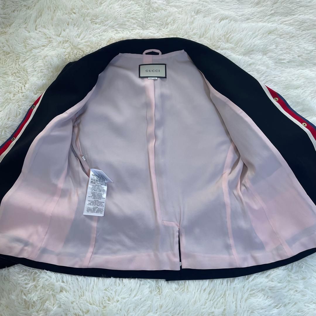 超美品　レア　GUCCI トリコロール　ショート　ジャケット　40