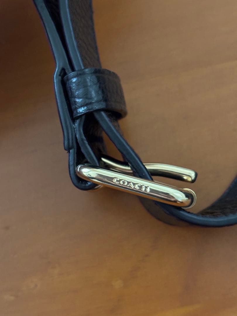 【美品】COACH　f48738　ウエストポーチ　ボディバッグ　ゴールド金具