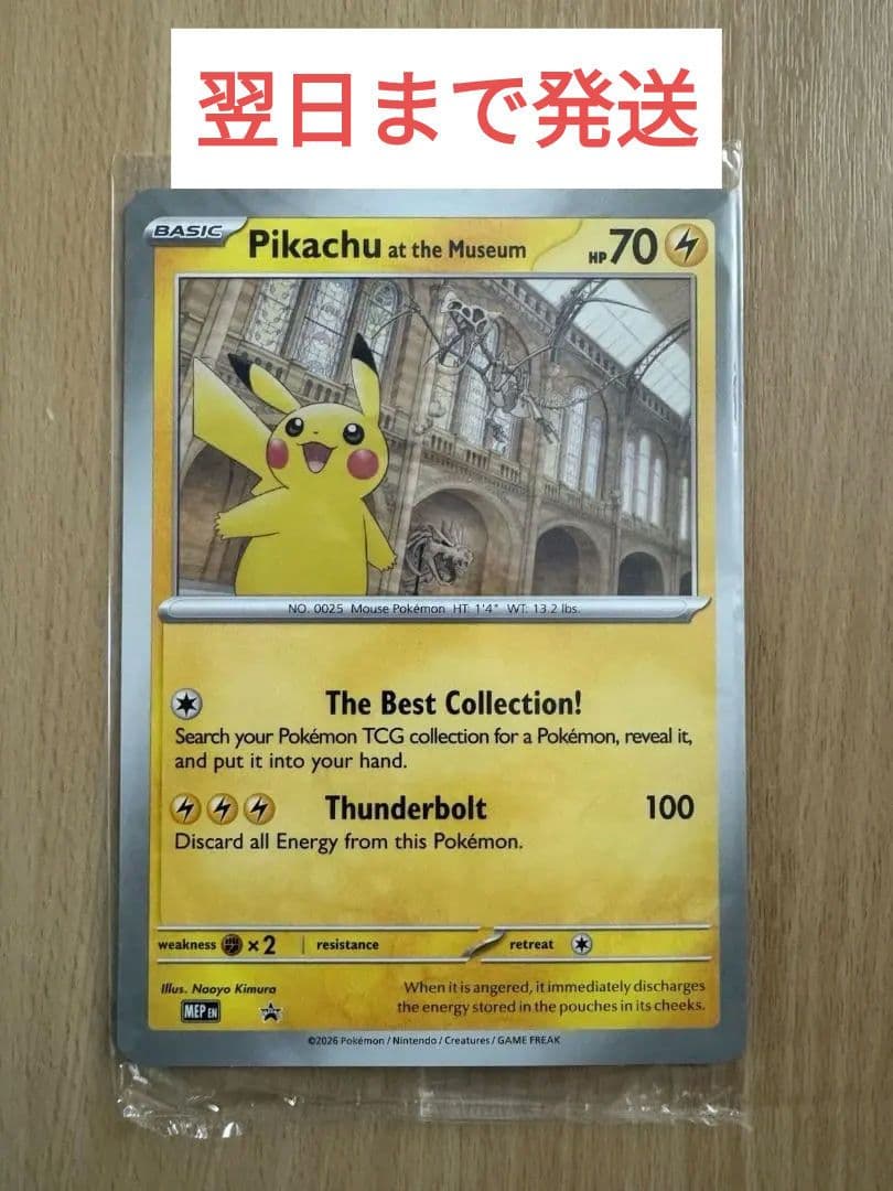 【新品未開封】ロンドン自然史博物館 Pikachu at the Museum