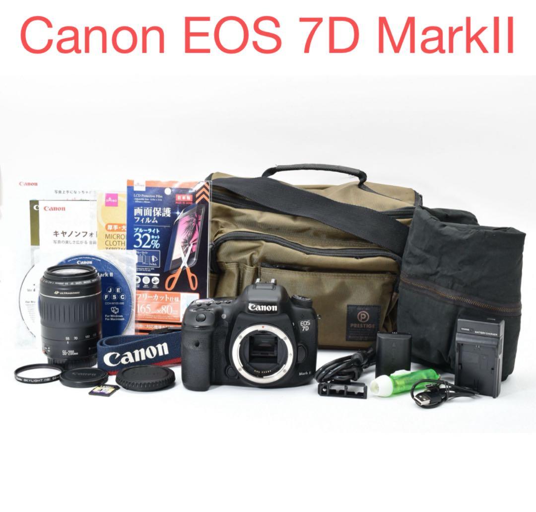 デジタル一眼レフカメラ/Canon EOS 7D MarkⅡ 望遠レンズセット