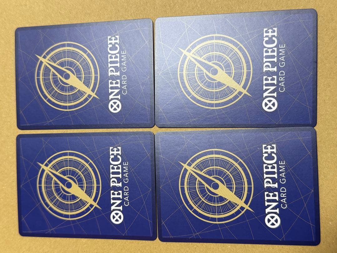 ゴムゴムの業火拳銃 パラレル 4枚セット　ゴムゴムのレッドロック　ワンピース