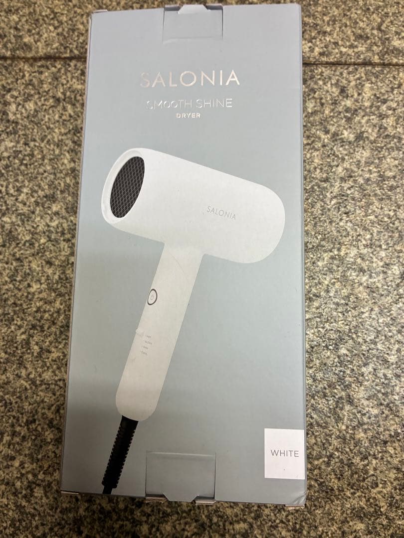 SALONIA スムースシャイン ヘアドライヤー ホワイト