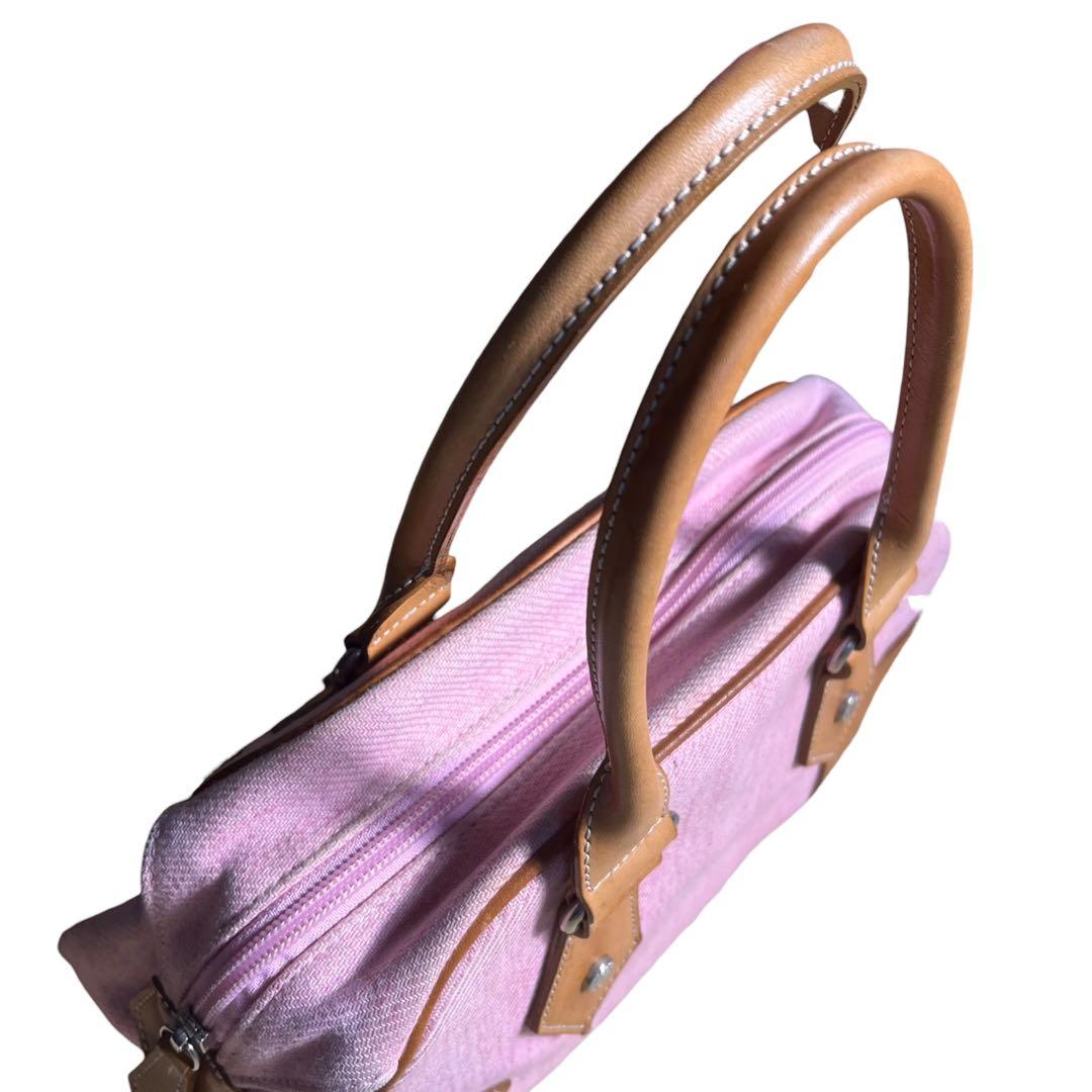 バーバリーブルーレーベル　ミニボストン　ハンドバッグ　レザ