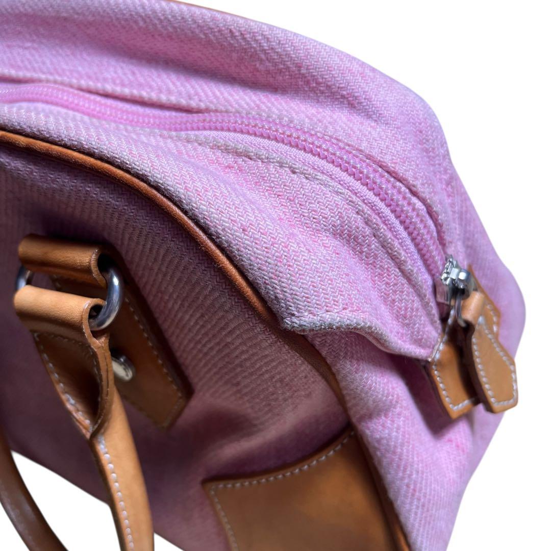 バーバリーブルーレーベル　ミニボストン　ハンドバッグ　レザ