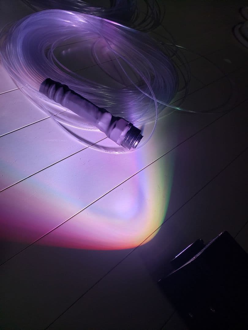 新品　光ファイバー　センサリープレイ　光の知育玩具　200cm ５０本　リモコン