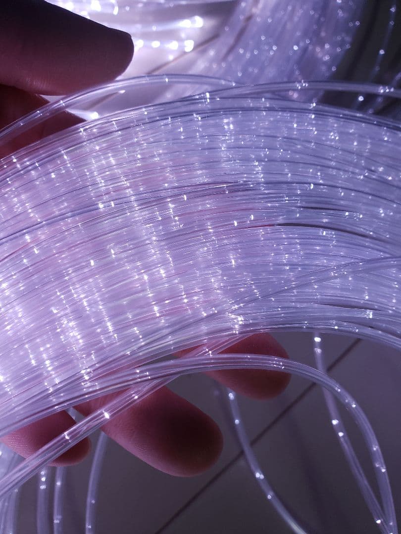 新品　光ファイバー　センサリープレイ　光の知育玩具　200cm ５０本　リモコン