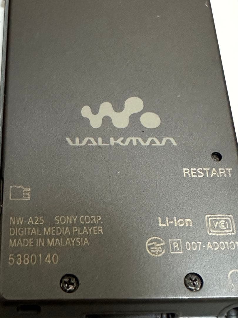 SONY NW-A25 デジタルオーディオプレーヤー3