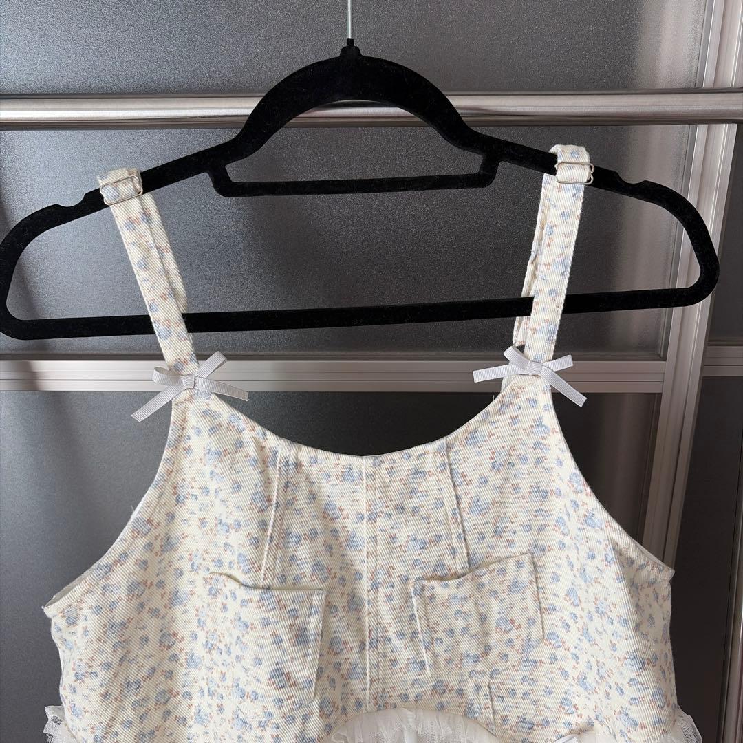 merry jenny petit flowerチュールキャミワンピース