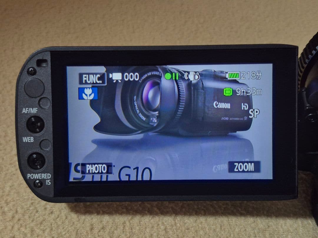 Canon iVIS HF G10 (+純正バッテリーBP-827D)