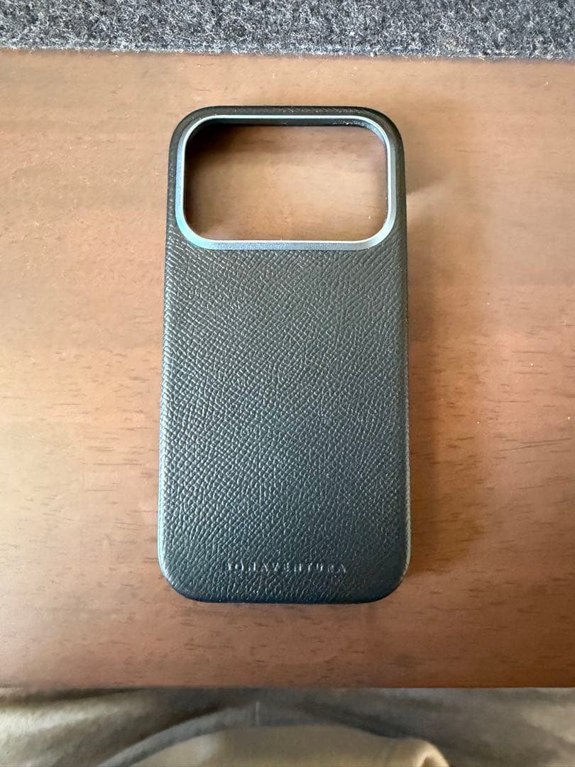 Bonaventura ブラックレザーケース iphone 17pro