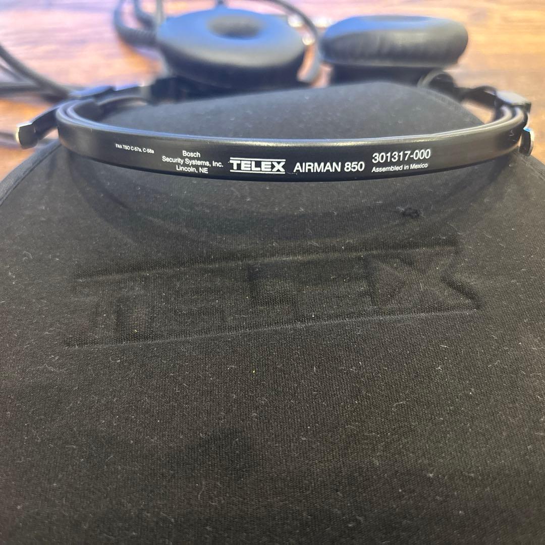 TELEX AIRMAN 850 有線ヘッドセット