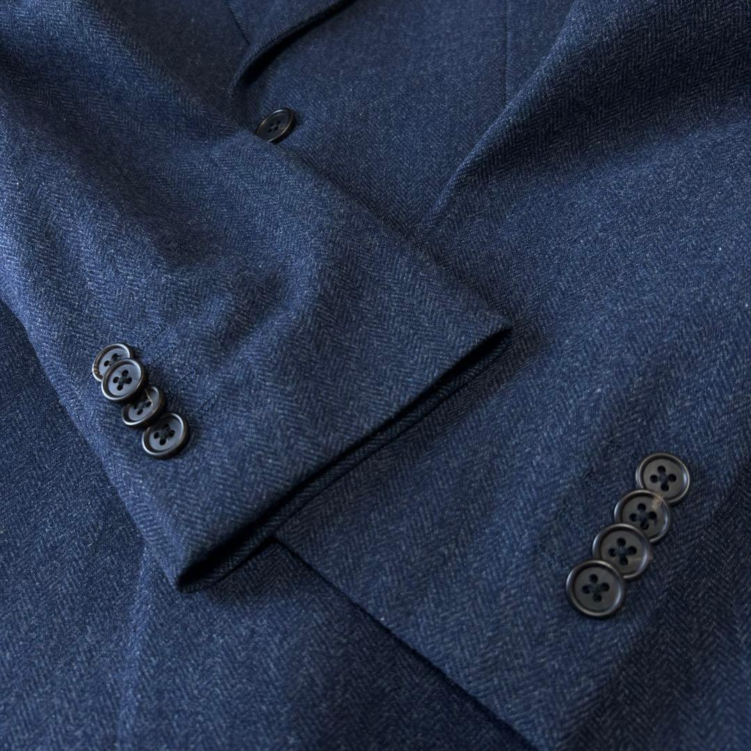 美品 現行タグ ポールスミス ヘリンボーンツイードウール テーラードジャケットM