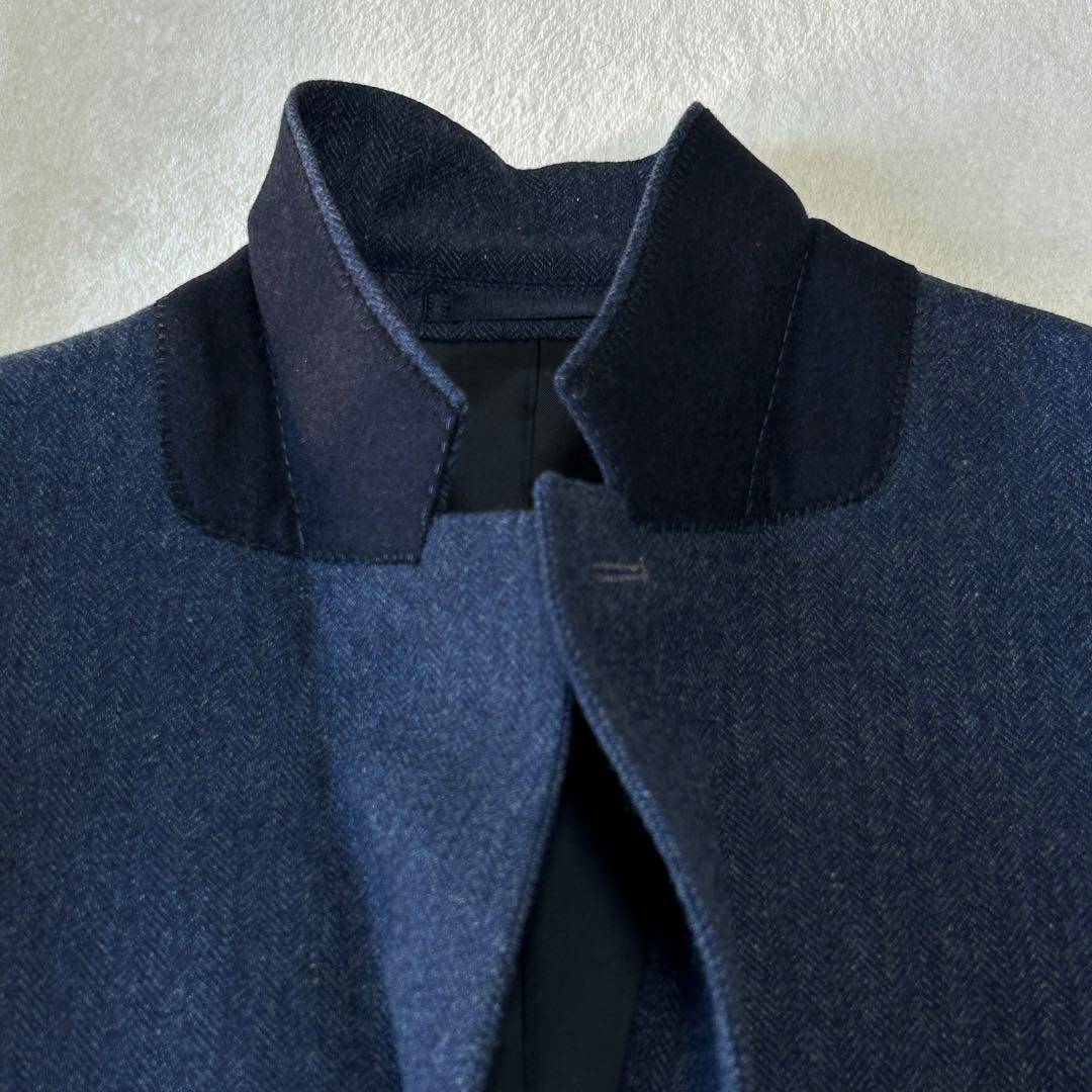 美品 現行タグ ポールスミス ヘリンボーンツイードウール テーラードジャケットM
