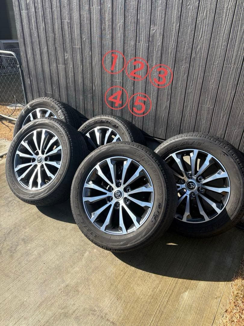 【ペニー】150後期プラド　純正ホイール　19インチ　5本セット