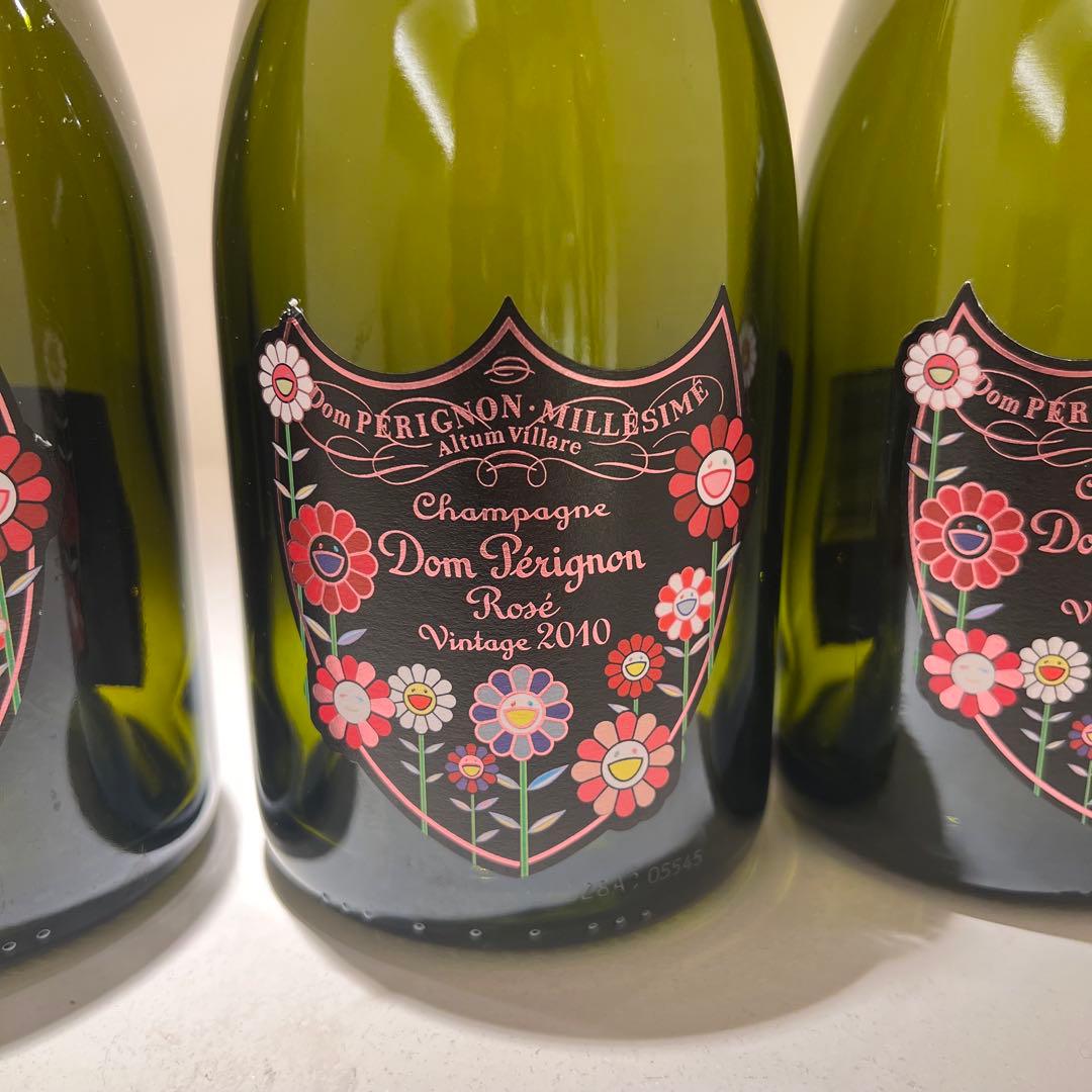 ドンペリロゼ村上コラボ空瓶　ロゼ4 白5