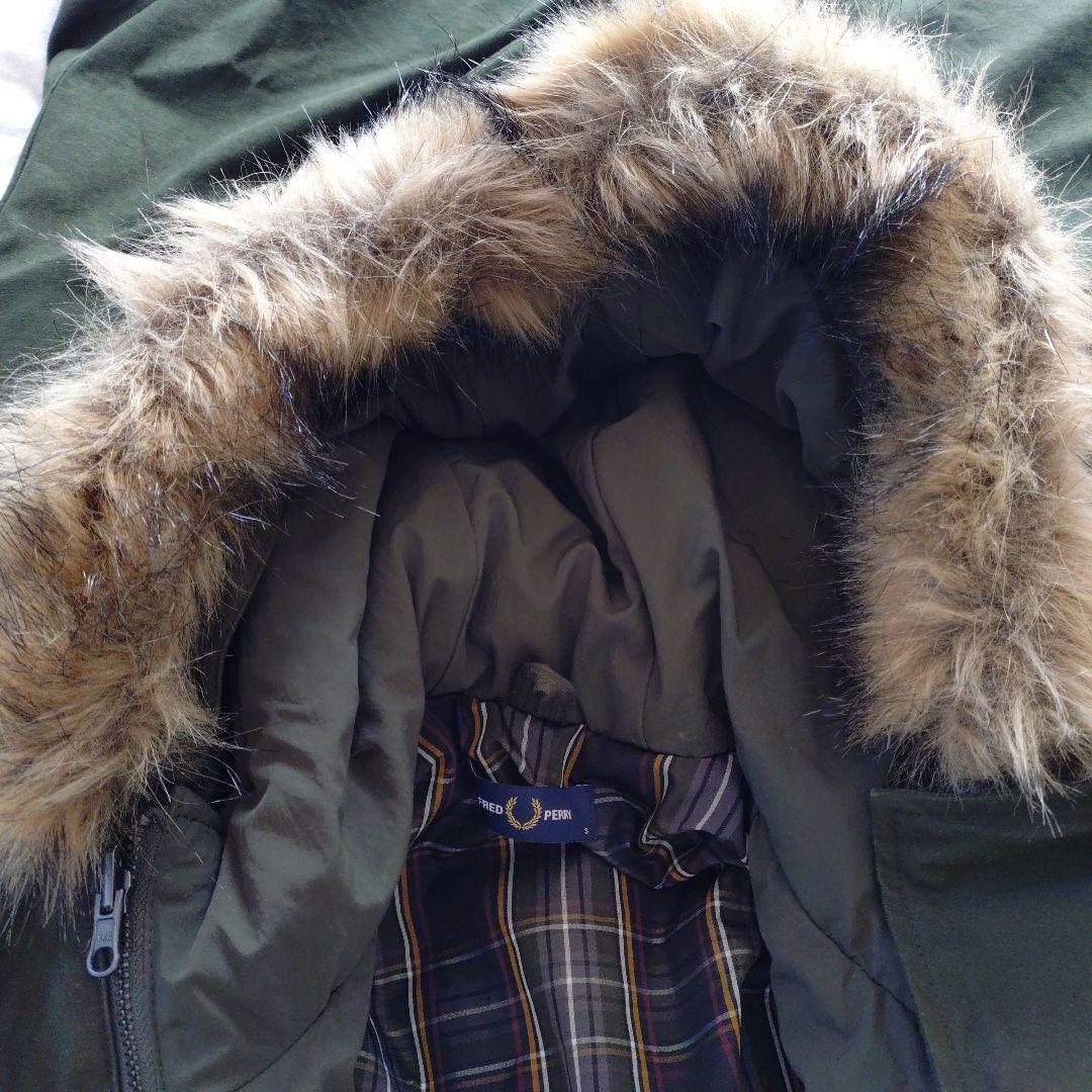 Fred Perry モッズコートフィッシュテールパーカー オリーブグリーン