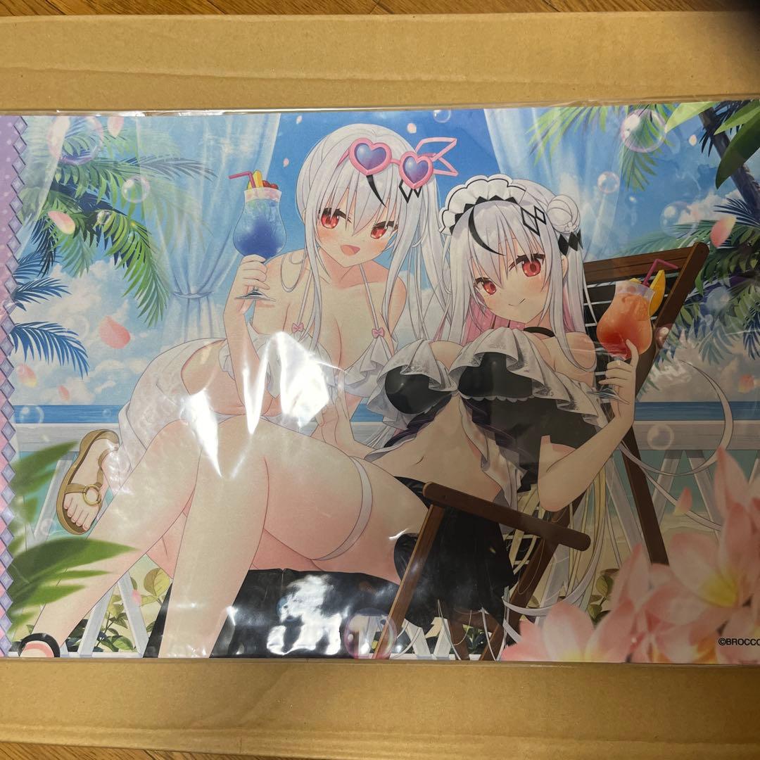 非売品ラバープレイマットスリム「イース＆スイ」サマーリゾートVer.