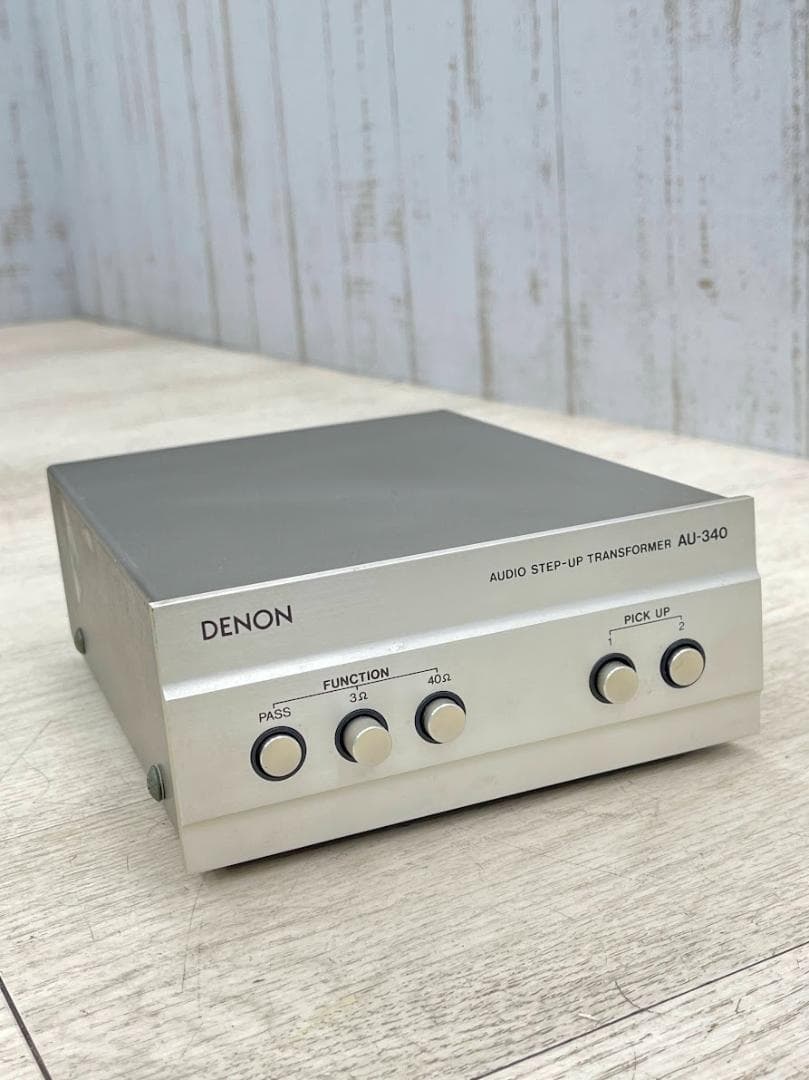 DENON MC昇圧トランス AU-340 ステップアップトランス 動作未確認