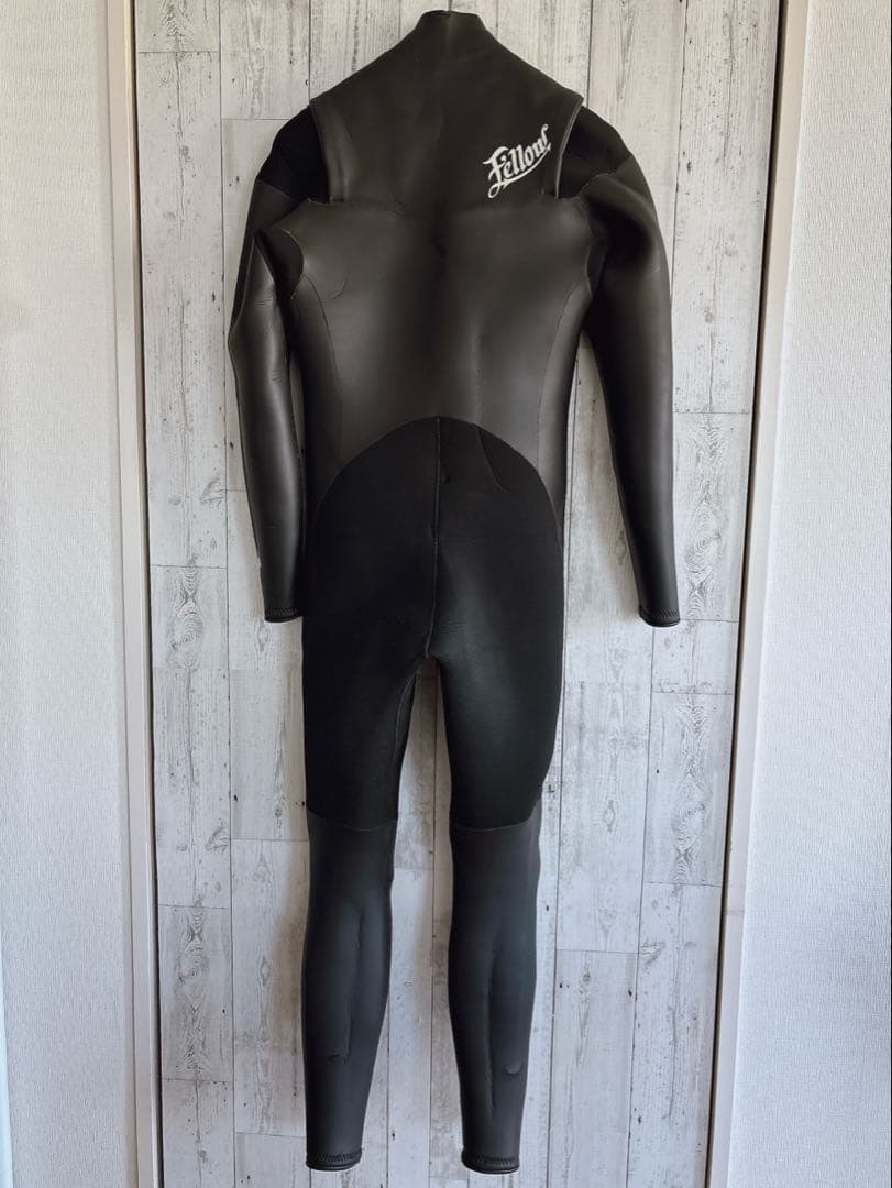 FELLOW セミドライ チェストジップ 5×3mm LB ラバー メンズ 起毛